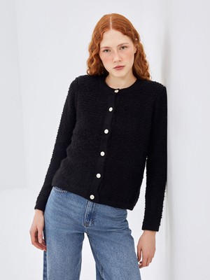 Lc Waikiki Yeni Sezon Bisiklet Yaka Kadın Triko Hırka