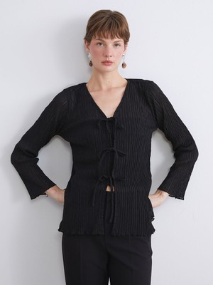 Lc Waikiki Yeni Sezon V Yaka Dokulu Kadın Hırka