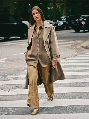 Lc Waikiki Yeni Sezon Beli Lastikli Dokulu Kadın Pantolon