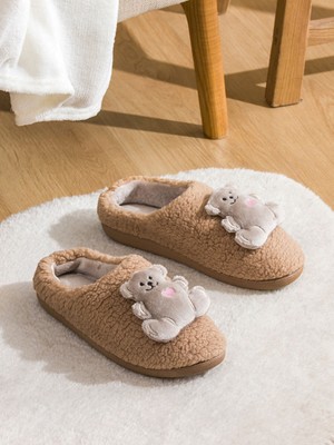 Lc Waikiki Yeni Sezon Hayvan Figürlü Pelüş Kadın Ev Terliği