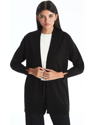 Lc Waikiki Yeni Sezon Şal Yaka Düz Uzun Kollu Kadın Triko Hırka