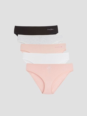 Lc Waikiki Yeni Sezon Baskılı Bikini Külot 5'li Paket