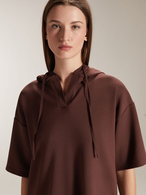 Lc Waikiki Yeni Sezon Düz Kısa Kollu Kadın Hoodie