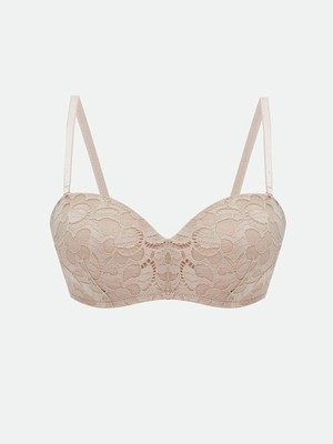 Lc Waikiki Yeni Sezon Balenli Dolgusuz Dantelli Straplez Sütyen