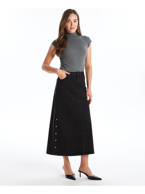 Lc Waikiki Yeni Sezon Dar Fit Kadın Jean Etek