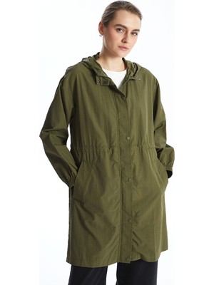 Lc Waikiki Yeni Sezon Kapüşonlu Kadın Yağmurluk