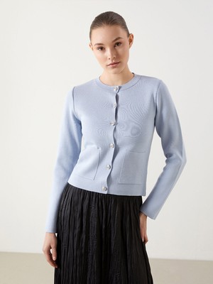 Lc Waikiki Yeni Sezon Bisiklet Yaka Kadın Triko Hırka