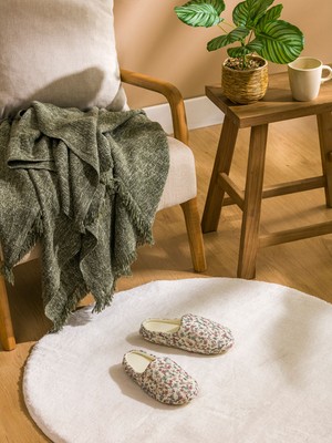 Lc Waikiki Yeni Sezon Çiçek Desenli Kadın Ev Terliği