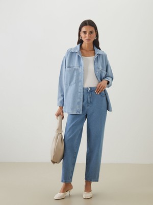 Lc Waikiki Yeni Sezon Straight Fit Kadın Jean Pantolon