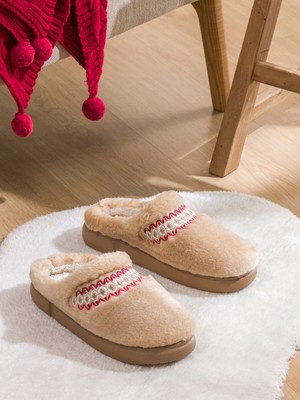 Lc Waikiki Yeni Sezon Kadın Pelüş Ev Terliği