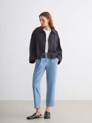 Lc Waikiki Yeni Sezon Beli Lastikli Carrot Fit Kadın Jean Pantolon