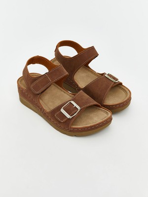 Lc Waikiki Yeni Sezon Süet Görünümlü Kadın Sandalet