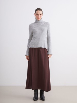 Lc Waikiki Yeni Sezon Beli Lastikli Dokulu Kloş Etek