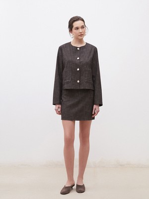 Lc Waikiki Yeni Sezon Dar Fit Desenli Tüvit Mini Etek