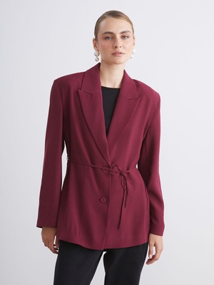 Lc Waikiki Yeni Sezon Beli Kuşaklı Kadın Blazer Ceket