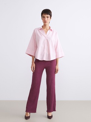 Lc Waikiki Yeni Sezon Beli Lastikli Dokulu Kadın Pantolon