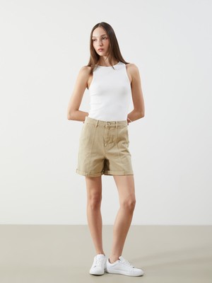 Lc Waikiki Yeni Sezon Standart Fit Kadın Jean Şort