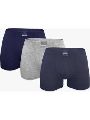 Malabadi Erkek Desenli 3 Lü Paket Modal Boxer 3M251