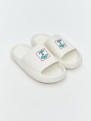 Lc Waikiki Yeni Sezon Baskılı Tek Bantlı Kadın Terlik