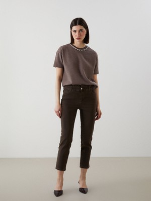 Lc Waikiki Yeni Sezon Slim Mom Kadın Jean Pantolon