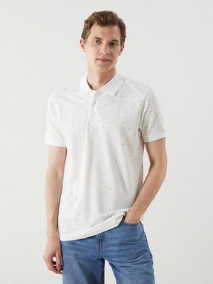 Lc Waikiki Yeni Sezon Büyük Beden Polo Yaka Desenli Pike Erkek Tişört