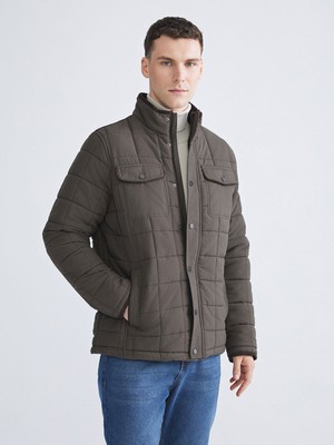 Lc Waikiki Yeni Sezon Standart Kalıp Dik Yaka Erkek Şişme Mont