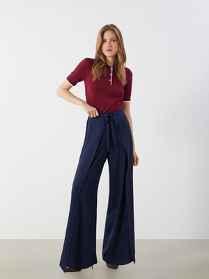 Lc Waikiki Yeni Sezon Beli Lastikli Geniş Paça Kadın Pantolon