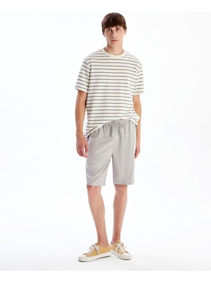 Lc Waikiki Yeni Sezon Rahat Kalıp Keten Karışımlı Erkek Şort