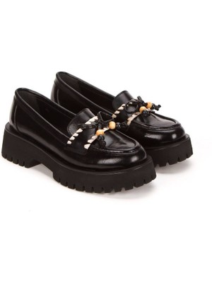 Kadın Toka Detaylı Kalın Taban Loafer 4059