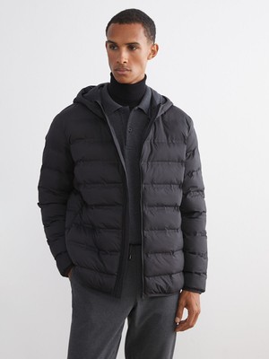 Lc Waikiki Yeni Sezon Standart Kalıp Kapüşonlu Erkek Şişme Mont