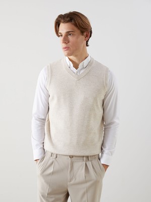 Lc Waikiki Yeni Sezon Standart Kalıp V Yaka Erkek Triko Süveter