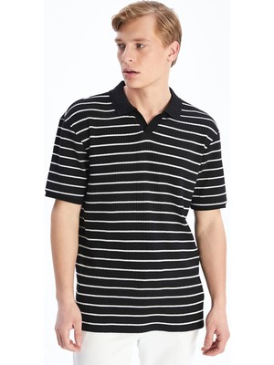 Lc Waikiki Yeni Sezon Polo Yaka Çizgili Erkek Tişört