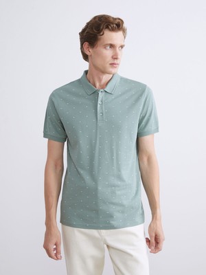 Lc Waikiki Yeni Sezon Polo Yaka Desenli Pike Erkek Tişört