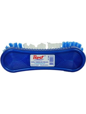 Oval Temizlik Fırçası Plastik Halı Fırça Karışık Renk 17 cm