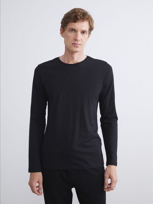 Lc Waikiki Yeni Sezon Bisiklet Yaka Uzun Kollu Erkek Atlet