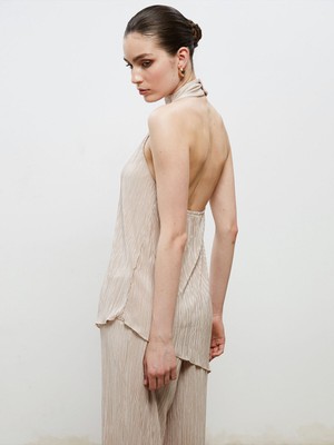 Lc Waikiki Yeni Sezon Halter Yaka Dokulu Bluz