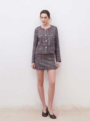 Lc Waikiki Yeni Sezon Dar Fit Ekose Tüvit Mini Etek