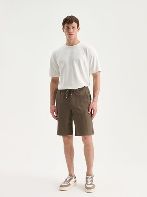 Lc Waikiki Yeni Sezon Standart Kalıp Keten Görünümlü Erkek Şort