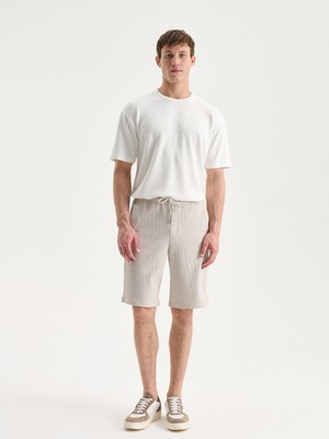 Lc Waikiki Yeni Sezon Standart Kalıp Keten Görünümlü Erkek Şort