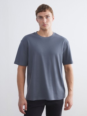 Lc Waikiki Yeni Sezon Bisiklet Yaka Kısa Kollu Erkek Tişört