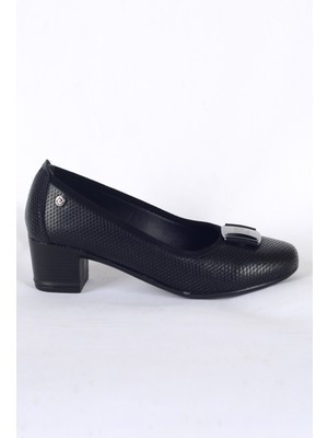 Pierre Cardin 54940 Siyah Kadın Tokalı Topuklu Ayakkabı