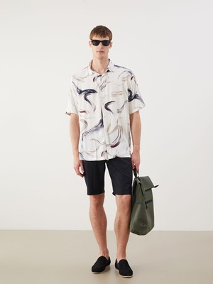 Lc Waikiki Yeni Sezon Standart Kalıp Keten Karışımlı Erkek Şort