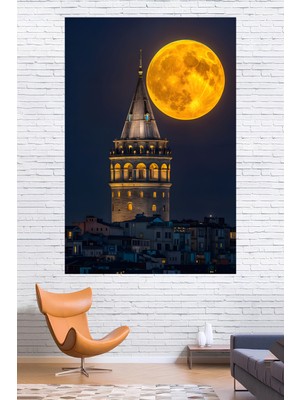 Galata Kulesi Duvar Örtüsü Duvar Halısı Wall Tapestry