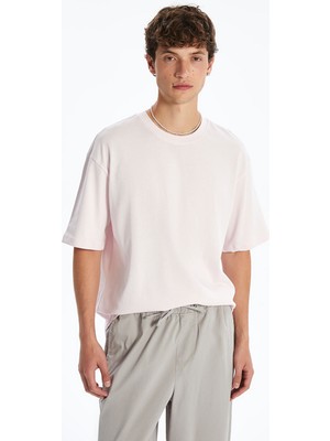 Lc Waikiki Yeni Sezon Bisiklet Yaka Penye Erkek Tişört