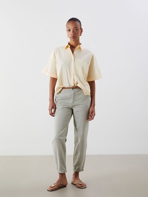 Lc Waikiki Yeni Sezon Beli Kemerli Carrot Fit Kadın Jean Pantolon