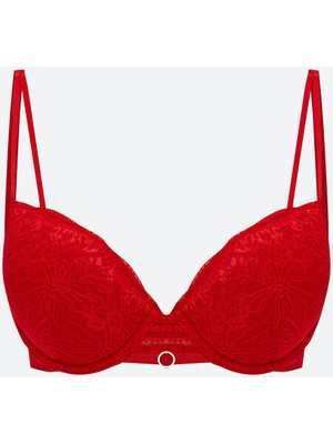 Lc Waikiki Yeni Sezon Balenli Dolgusuz Dantelli Fantezi Tişört Sütyen