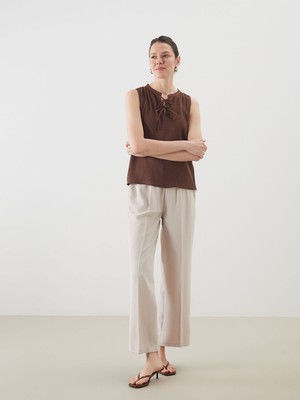 Lc Waikiki Yeni Sezon Beli Lastikli Geniş Paça Kadın Pantolon