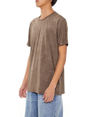 F21 Basic Bisiklet Yaka Tişört