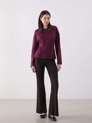 Lc Waikiki Yeni Sezon Beli Lastikli Kadın Pileli Pantolon