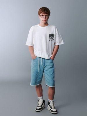 Lc Waikiki Yeni Sezon Genç Erkek Jean Bermuda